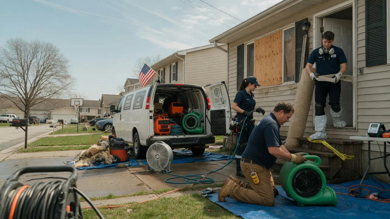Water Damage Restoration in Cherry, IL near me